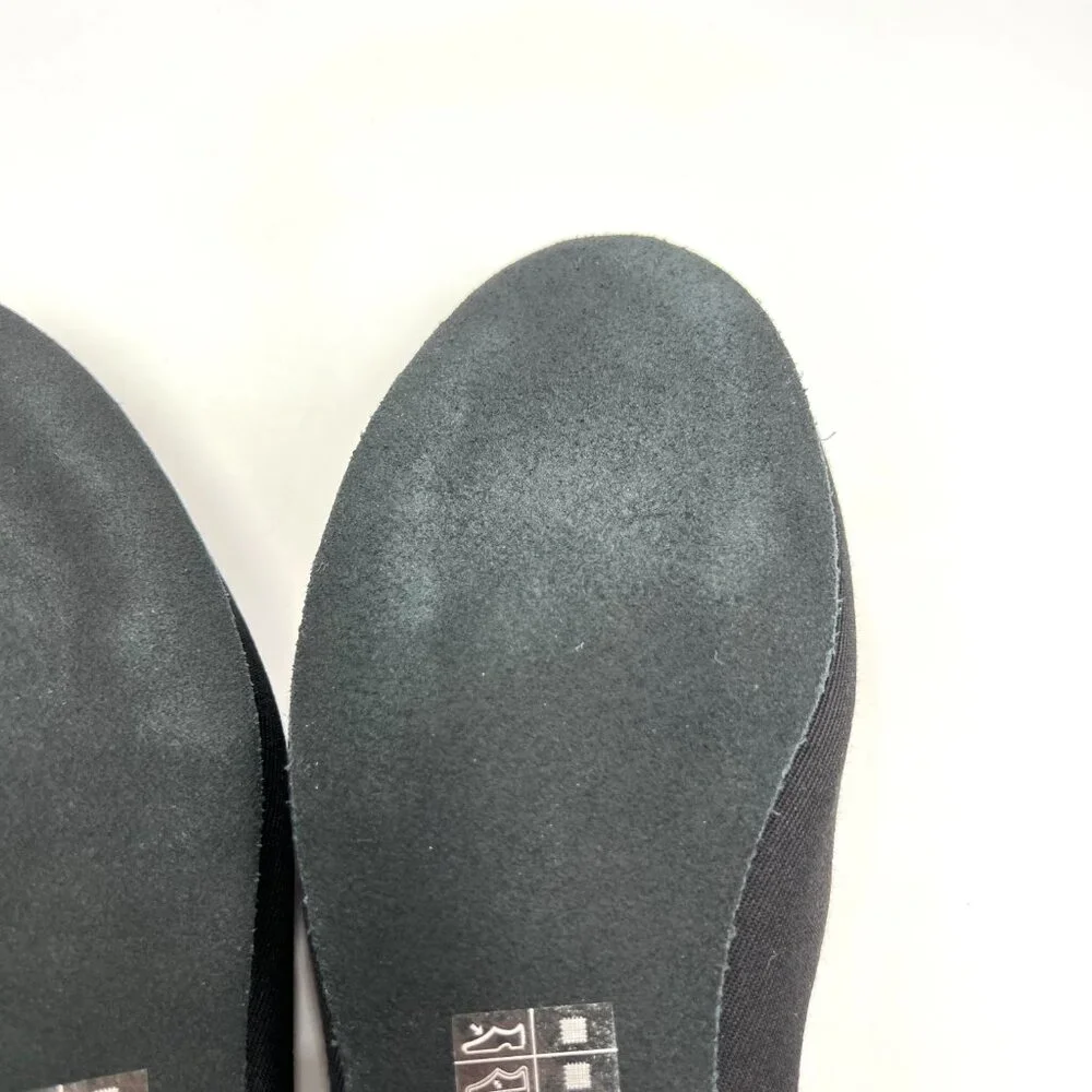 Bloch Womens Size 7.5 S0326L Accent Black Canvas Dance‎ Heels Shoes